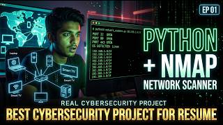 Network Scanner Tool Banao Python Se | Nmap Project Explained Hindi | Cybersecurity Projects EP 01