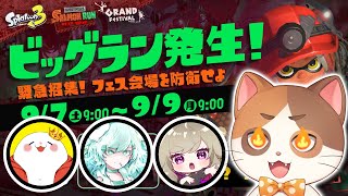【スプラトゥーン3】最強の武器を使ってフェス会場を守るビッグランやる！【サーモンラン】