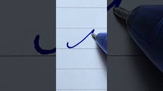 How to write in cursive Capital letter A | Cursive Writing A to Z |Cursive handwriting practice ABCD
