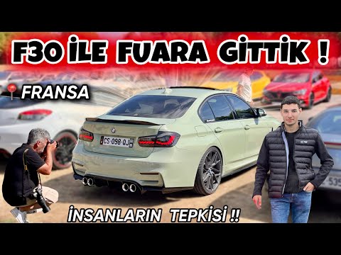 Bmw f30 aracımızı fuara götürdük ! İnsanların tepkisi ! Bmw f30 M3 Projesi