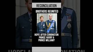 PRINCE WILLIAM AND PRINCE HARRY REUNITE AT CORONATION. RECONCILIATION? ?