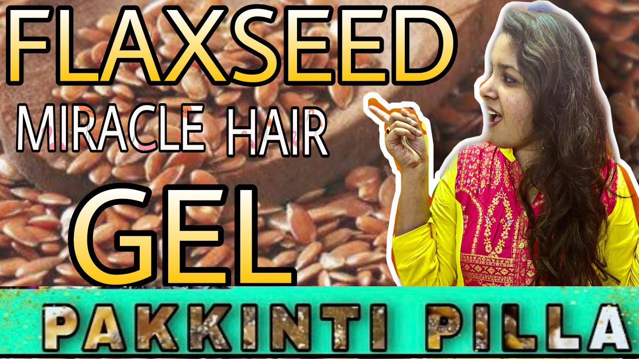 FLAXSEEDS GEL IN TELUGU STOP HAIRFALLHAIR AND SKIN USES YouTube