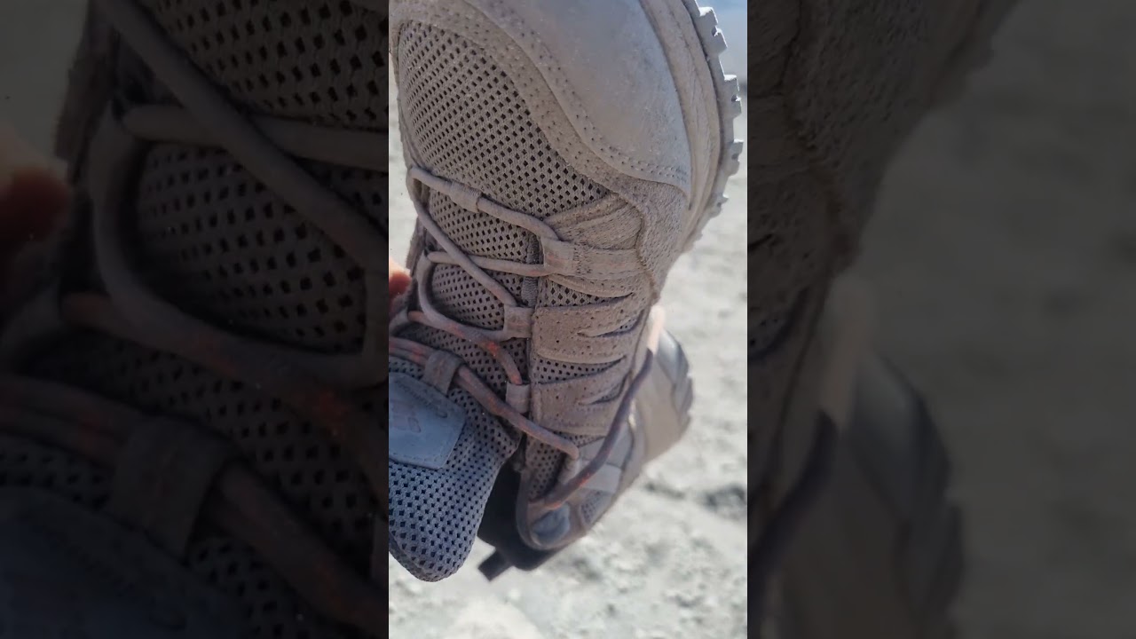 My boots after Kilimanjaro 2024 - Coca Cola Route - Uhuru Peak 5895