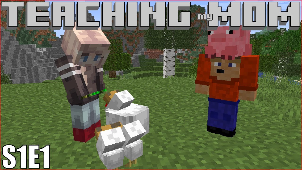 Minecraft + Mom = Cheesy Chaos | MomCraft S1E1