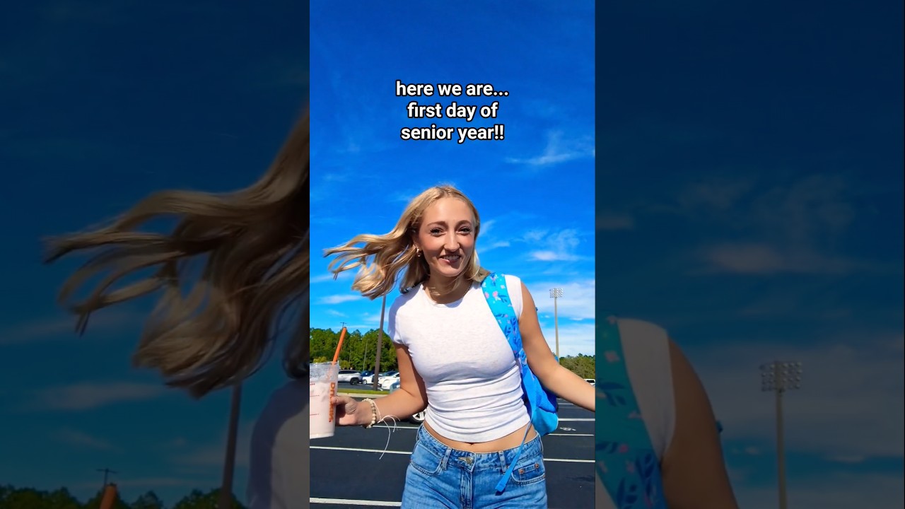 FIRST DAY OF SENIOR YEAR!!! #graduation #senior #highschool #school #trending #viral #viralvideo