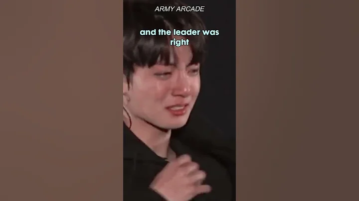 namjoon knew jungkook was gonna cry 😭