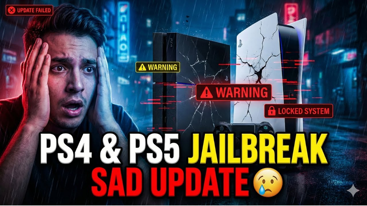 PS4 & PS5 Jailbreak in Trouble 😱 | BAD UPDATE Explained| 13.00 AND PS5 12.60