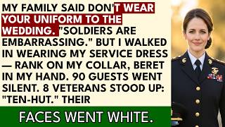 My Family Told Me Not to Wear My Uniform to My Brother's Wedding — Then 8 Veterans Stood Up ...