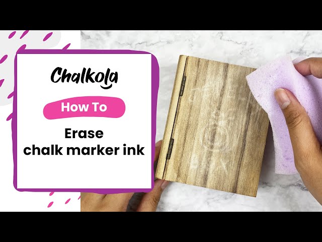 How to remove Chalk Marker like a pro! 