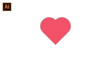 Quicker Way to Draw the Facebook Heart Emoji in Adobe Illustrator | Nishal Illustration
