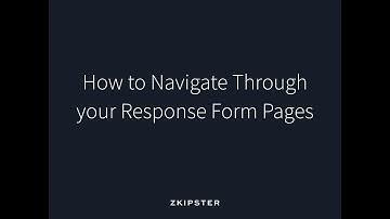 Online Invitation Management: How to Navigate Through your Response Form Pages | zkipster Tutorial