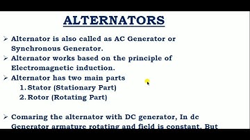 Alternator || Working Principle and construction||Electrical Engineering by SP Sir