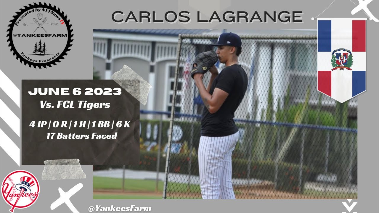 FCL Prospect: Carlos Lagrange Vs. FCL Tigers 6/6/23