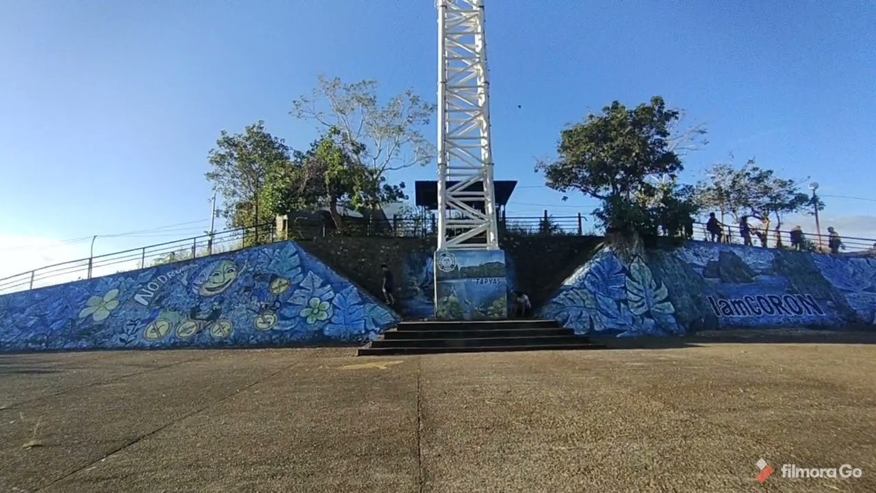 Amazing view deck of Mt. Tapyas Coron, Palawan, Philippines