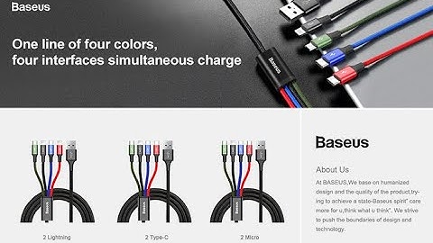 Mở hộp Cable Baseus IP 4 đầu Type C Micro và cái kết