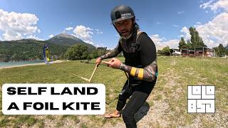 SELF LAND FOIL KITE IN 15 KNOTS screenshot 4
