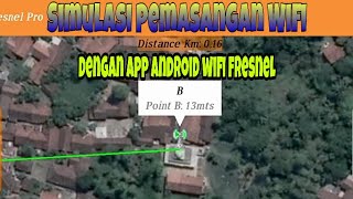 Simulasi Pemasangan Wifi dengan aplikasi android WIFI FRESNEL screenshot 4