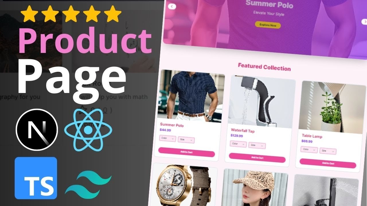 Ecommerce Store Frontend - NextJS, React, Typescript, Tailwind CSS ...