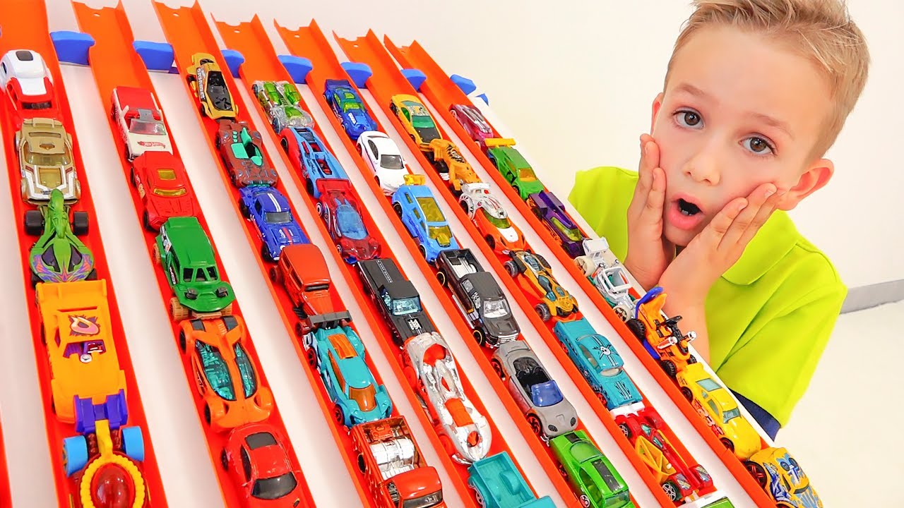 blog คือ อะไร  2022 New  Niki play with Hot Wheels cars and playsets - Collection video with Toy cars