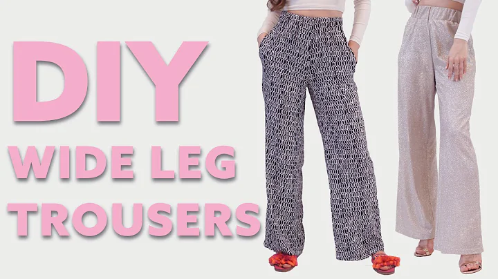 DIY Wide Leg Trousers | Beginner Friendly Sewing tutorial | Iris Wide Leg Pants Sewing Pattern