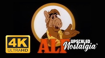 ALF: The Animated Series (1987) Intro | 4K Ultra HD. Enhanced Upscale. #nostalgia #80s