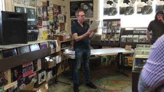 Larry Livermore - How to Ru(i)n a Record Label reading - The Last Record Store in Santa Rosa, CA