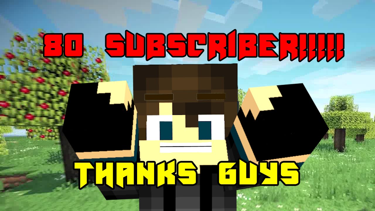 Thanks Guys For 80 Subscribers!!!!