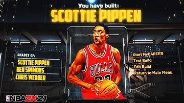 NBA 2K21 SCOTTIE PIPPEN BUILD | OP VERSITILE POINT FORWARD BUILD W/ CONTACT DUNKS & SPEEDBOOSTING