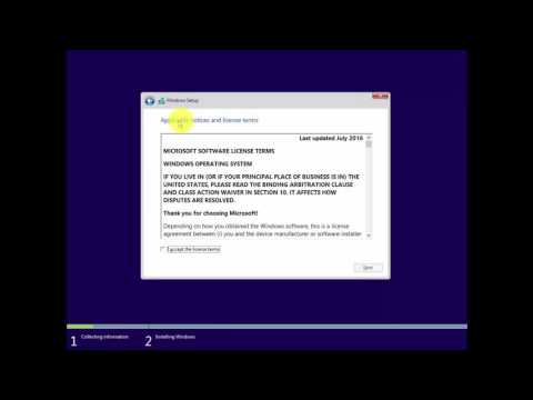 วีดีโอ: วิธีติดตั้ง Windows บนคอมพิวเตอร์เครื่องใหม่