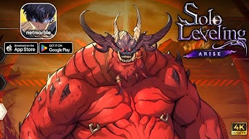 Fight With Vulcan 🔥 Solo Leveling Arise Gameplay walkthrough (Android/iOS)