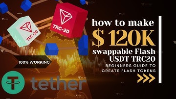 Full tutorial on how to swap TRC 20 Flash USDT
