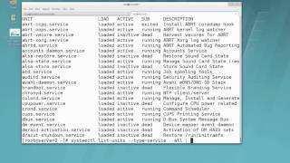 Managing Services and Daemons, RHEL 7