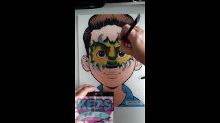 Dinosaur/Dragon Face Painting- Kezs Face Painting