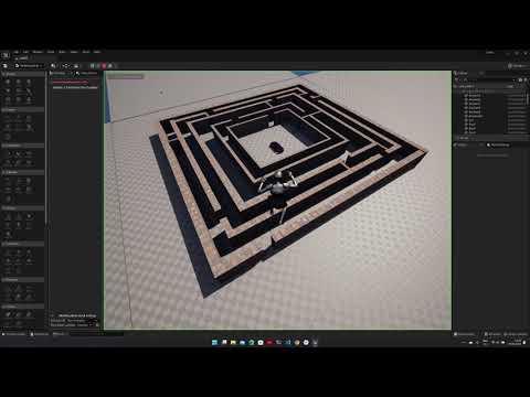 A Simple maze in Unreal Engine