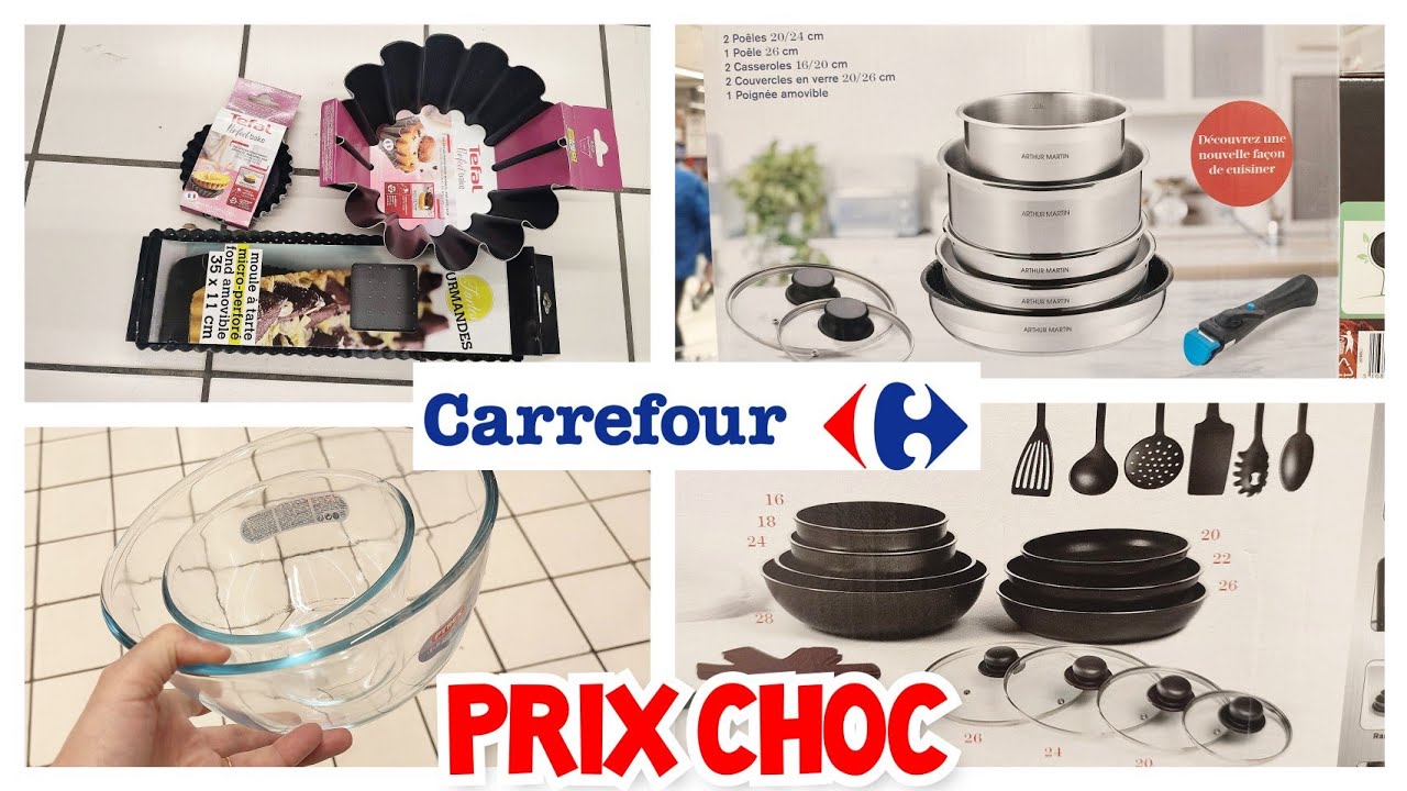 CARREFOUR 🎁 PRIX CHOC FAITOUT POÊLE MOULE à GÂTEAU 🍰 📢 02/02/2022