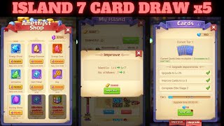 Rage Mage New level 7 island, Cards x5 speed, and Amethyst Shop screenshot 4