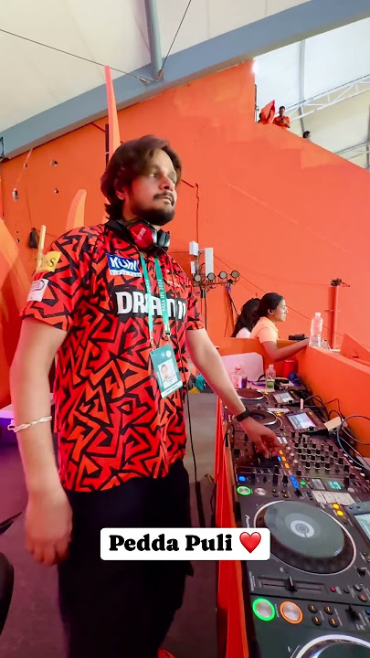 DJ Ravish Teasing Hyderabad Crowd With Their Favorite Song 'Pedda Puli' | SRH Vs LSG | IPL 2024