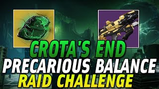 The BEST Way To Complete PRECARIOUS BALANCE Master Raid Challenge in Crota s End Destiny 2