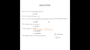 Statistical Mechanics Solution|CSIR-NET-2019(June)|PHYSICS GALAXY| #csirnet #tifr#jest#gate#iitjam