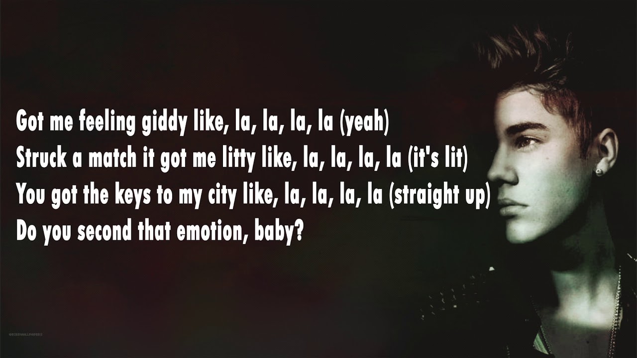 Justin Bieber - Second Emotion (Lyrics) ft. Travis Scott