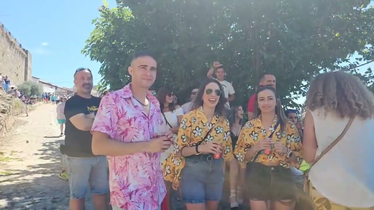 CORIA SAN JUAN CORIA 2024. Encierro De Bueyes y Caballos Desde el Rio Alagón Asta los Corrales