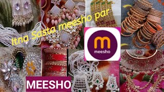 20 Items From Meesho haul//Choker set Jewelry //Bangles //Rings /Earing from meesho haul#meesho haul