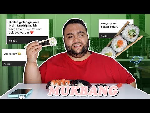 HAYATTA EN ZOR OLAN ŞEY BİR İNSANI TANIMAK! SUSHI MUKBANG