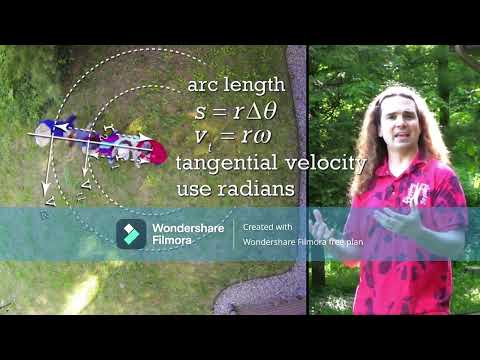 العلاقة بين السرعة الخطية والزاوية 1