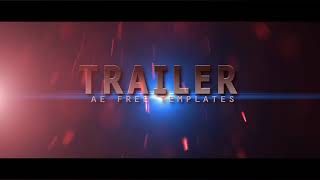 Trailer Agressive Free templates after effects 