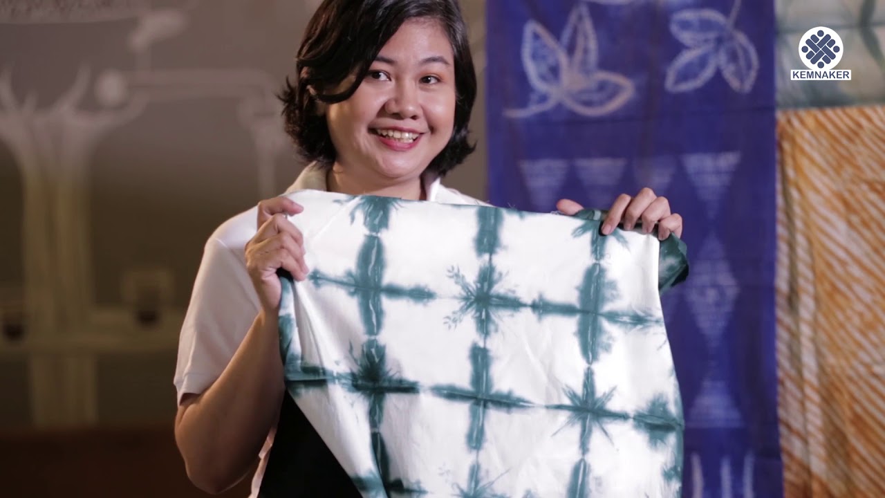 Tutorial Mewarnai Kain Shibori