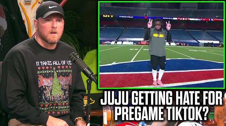 Pat McAfee Reacts To JuJu's TikTok Dance On Bills Logo Before Loss