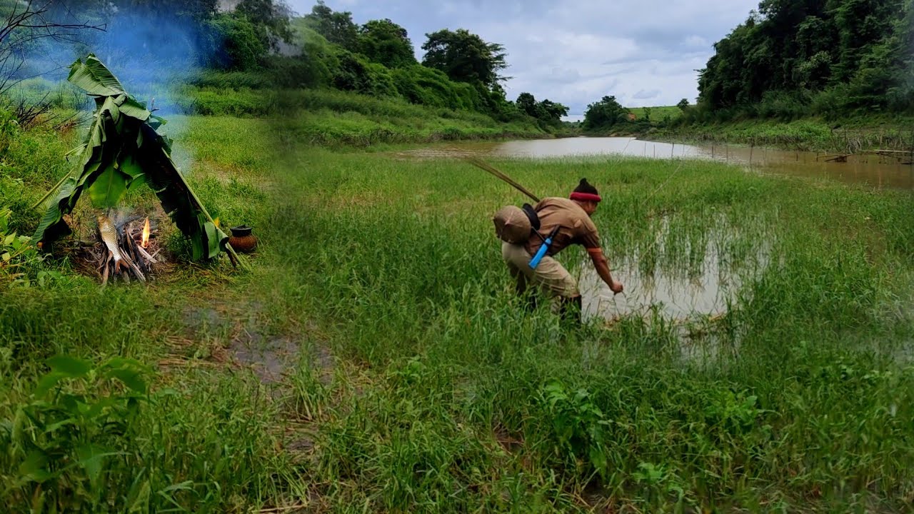 ออกหาปักเบ็ดตอนกลางวันหมายเขื่อนใหญ่ในวันฝนตกหนักด้วยเหยื่อสองชนิดนี้ยังมีตัวให้ลุ้น
