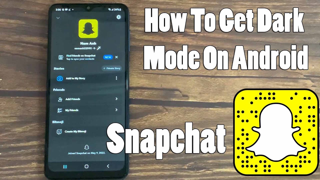 How To Get Dark Mode On Snapchat Android (Samsung/Oppo/Vivo/Xiaomi...) -  Youtube