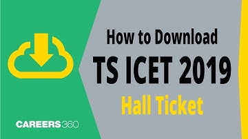 How to download TS ICET Hall Ticket 2019